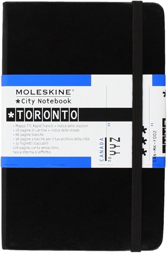 Een City Notebook TORONTO ** zonder recht van retour ** koop je bij Moleskine.nl